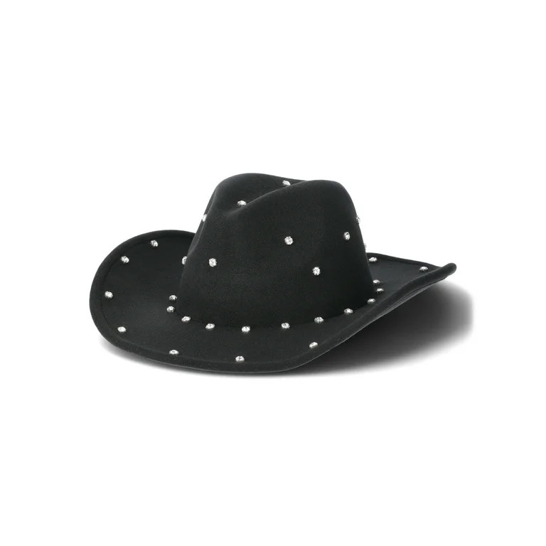 Madden NYC Women’s Rhinestone Studded Cowboy Hat | Walmart (US)