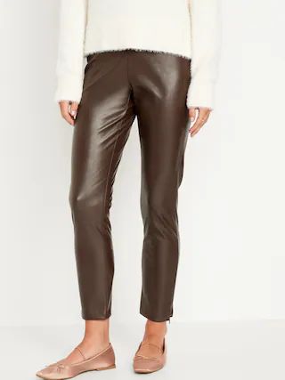 Extra High-Waisted Faux Leather Pants for Women | Old Navy (US)