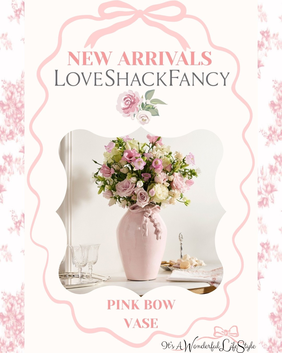 New LoveShackFancy Pink Bow Vase

#LTKFindsUnder50 #LTKHome #LTKFindsUnder100