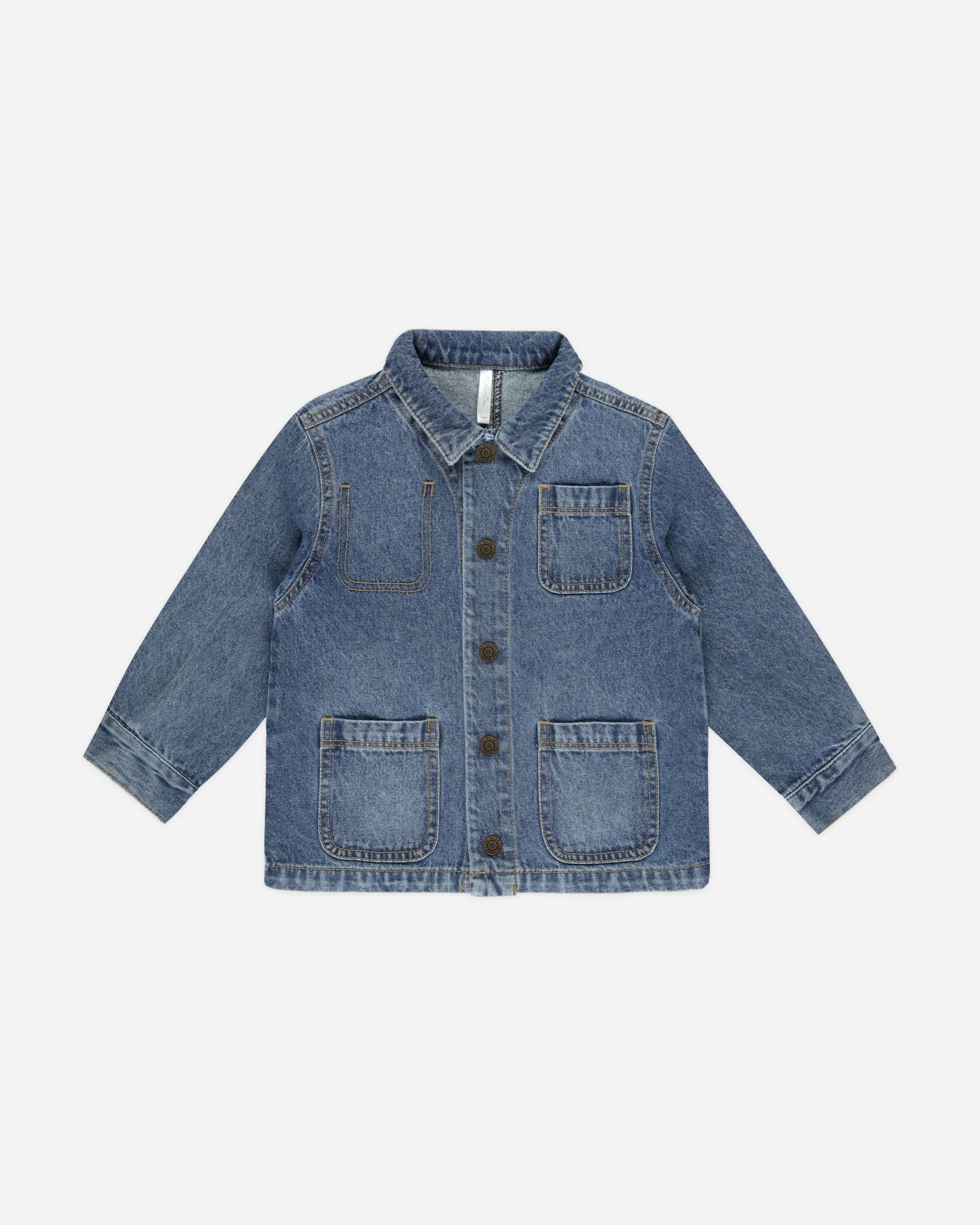 Denim Chore Coat || Indigo | Rylee + Cru