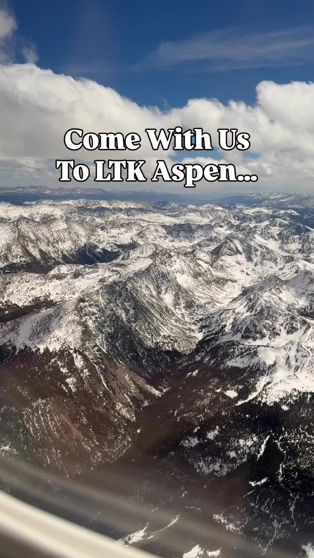 Come with us to Aspen!