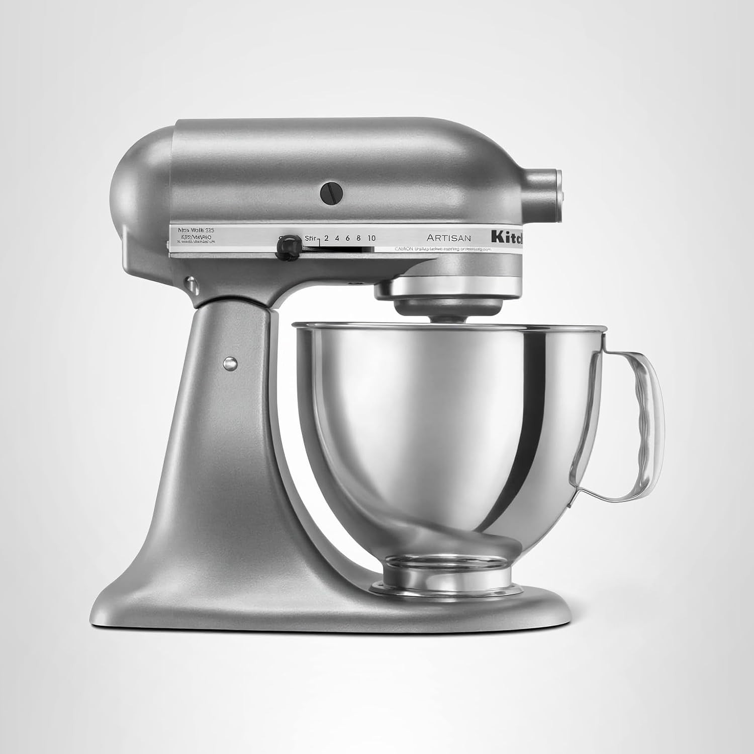 KitchenAid Artisan Series 5 Quart Tilt Head Stand Mixer with Pouring Shield KSM150PS, Contour Sil... | Amazon (US)