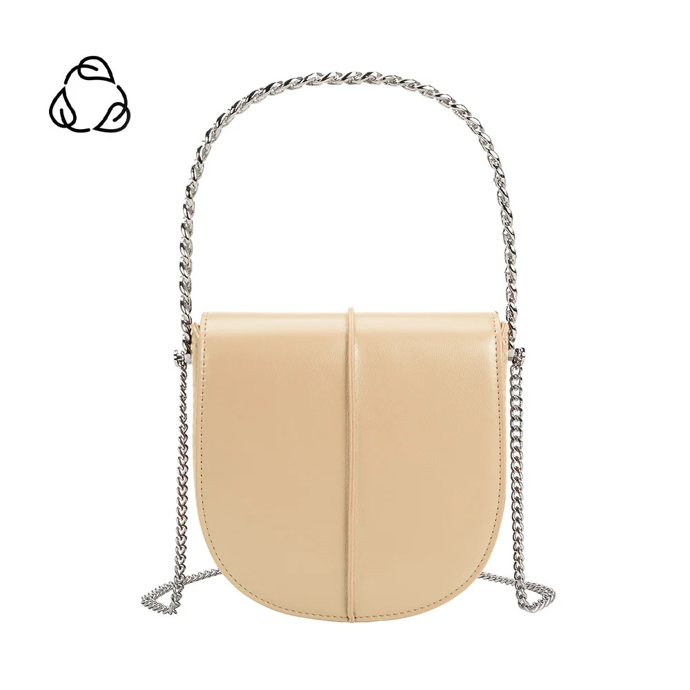 Brie Nude Recycled Vegan Crossbody Bag | Melie Bianco