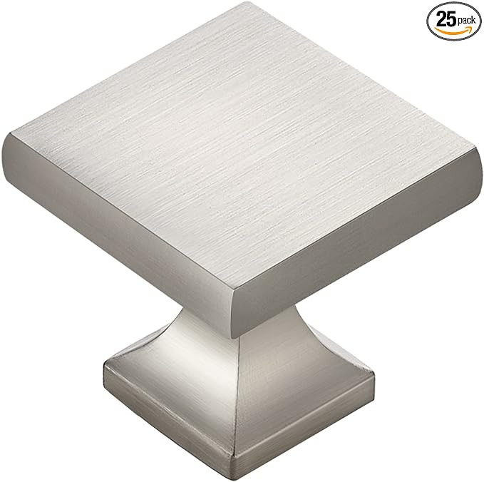 Home Expert 25 Pack Cabinet Knobs Brushed Nickel Kitchen Cabinet Knobs Silver Knobs for Dresser D... | Amazon (US)