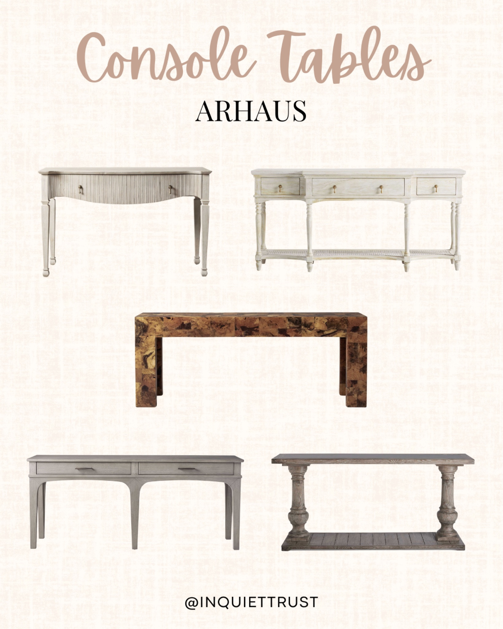 Console tables for your living room! 
#homefinds #livingroomrefresh #neutraldecor #homedecor

#LTKFind #LTKhome