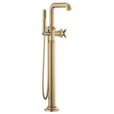 Invari® Single-Handle Floor Mount Tub Filler | Perigold