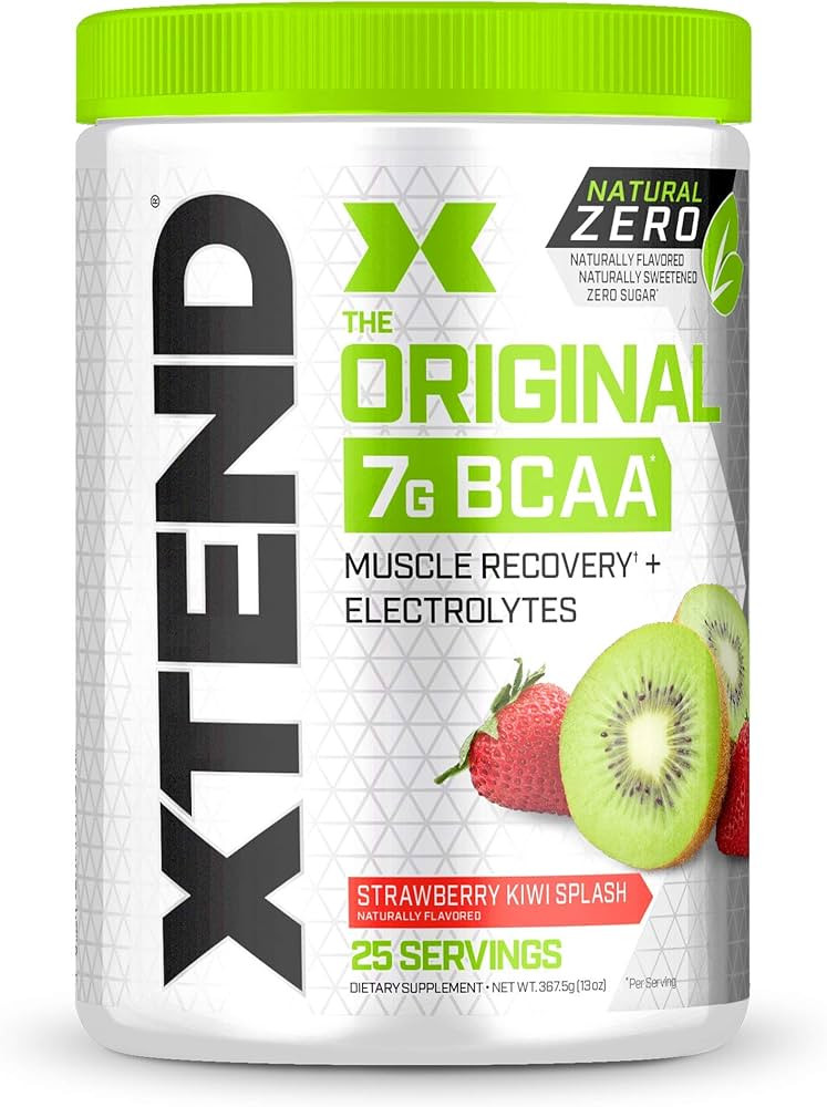 XTEND Natural Zero BCAA Powder Strawberry Kiwi Splash | Free of Artificial Sweeteners, Flavors, a... | Amazon (US)