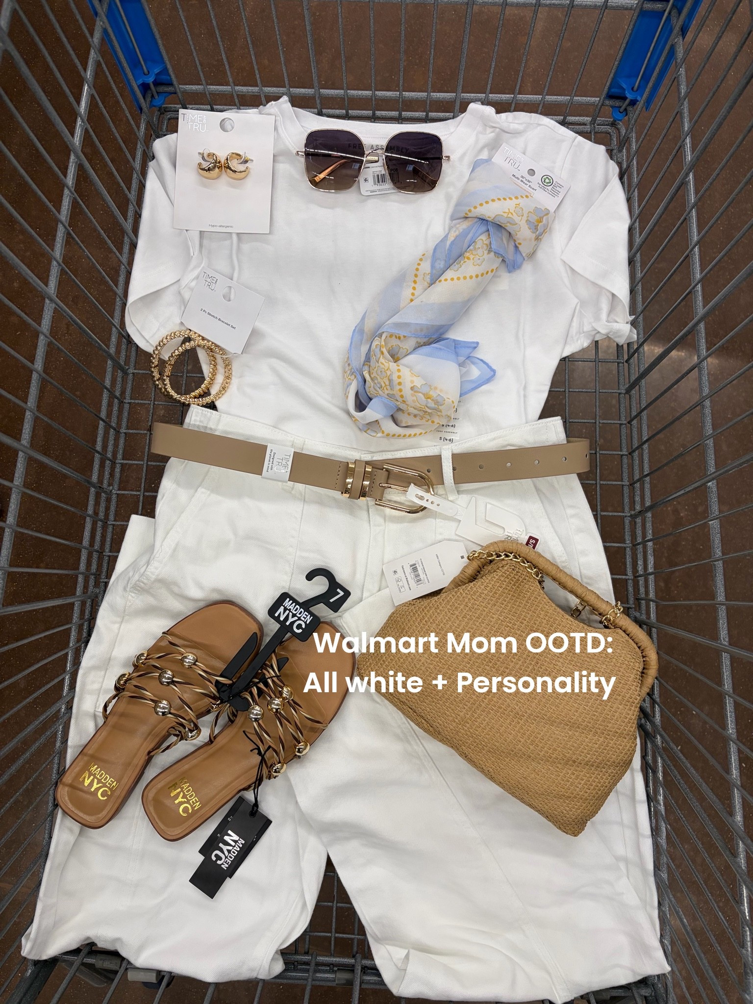 Walmart Mom OOTD: All White + Personality

#LTKgrwm #LTKmomlife #LTKootd