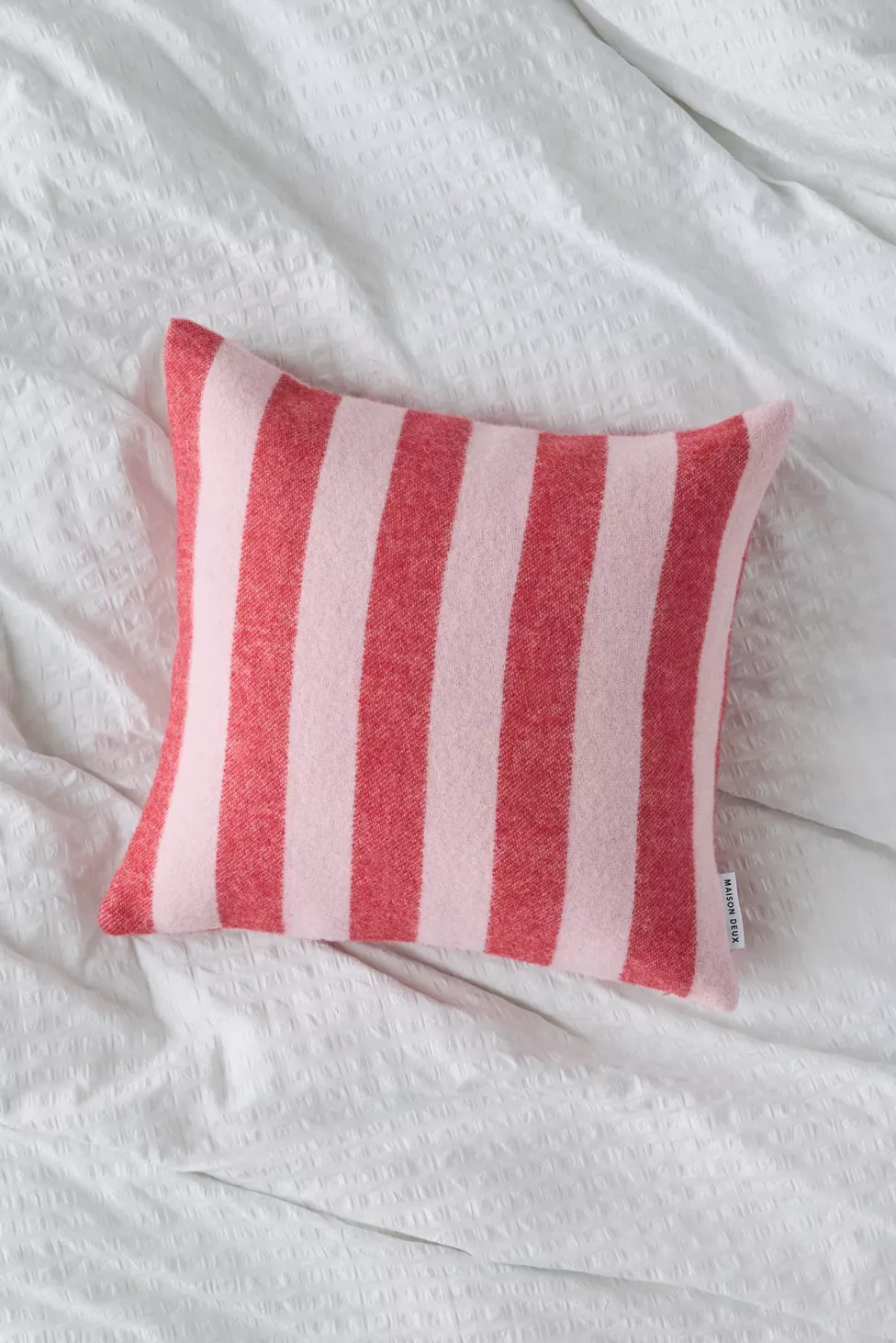 Maison Deux Candy Wrap Striped Wool Throw Pillow Case | Urban Outfitters (US and RoW)