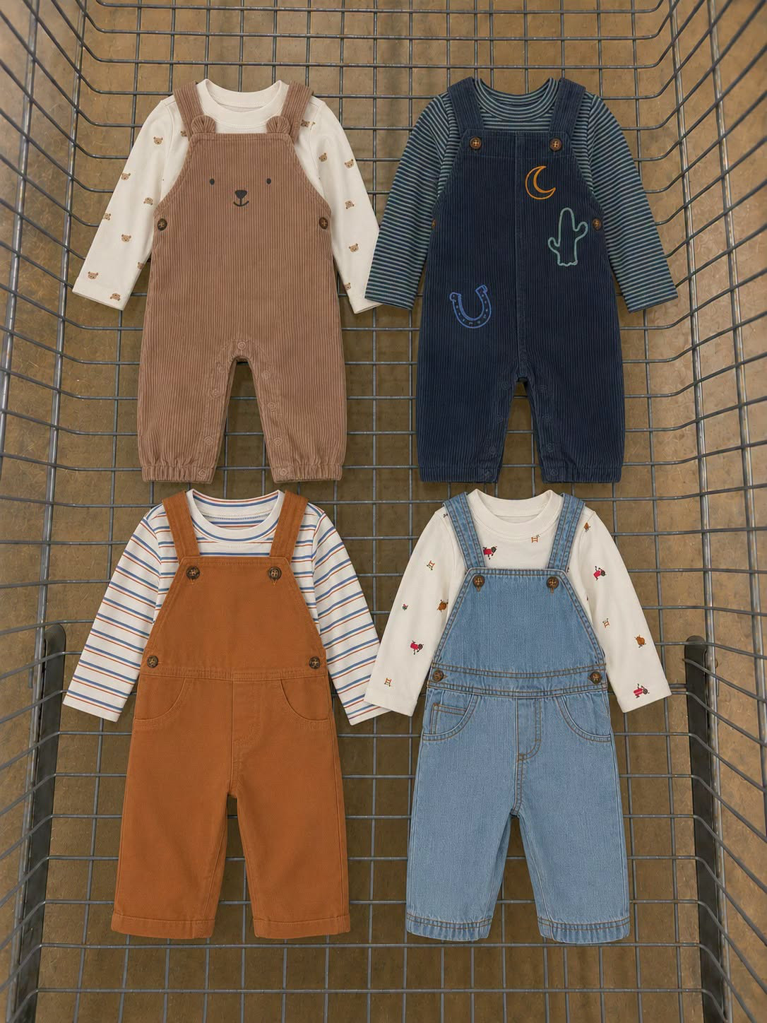 NEW! The cutest little fall outfits for baby boys 🤎 These overalls are perfect for mixing, matching and layering all season long!
-
#BabyBoyStyle #BabyBoyOutfits #FallBabyFashion #ToddlerBoyStyle #KidsFashionFinds #BabyClothes #MixAndMatch #FallFashion 

 #LTKmomlife #LTKBaby #LTKKids