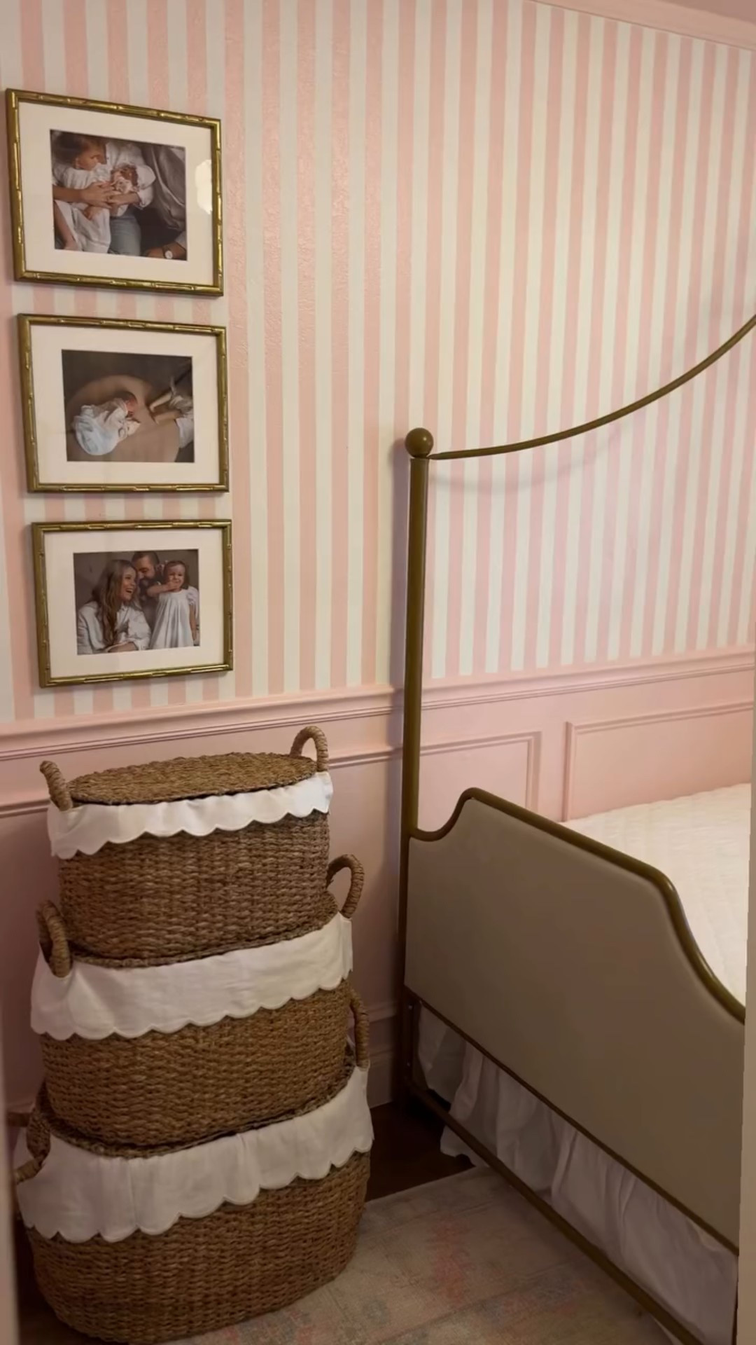 So pretty, so pink. 🩰

#interiordesigner #interiordesign #homedecor #ltkhome #classichome #southernhome #amazonhome #traditionalhome #girlnursery #pinkaesthetic #pinkbedroom #girlbedroom