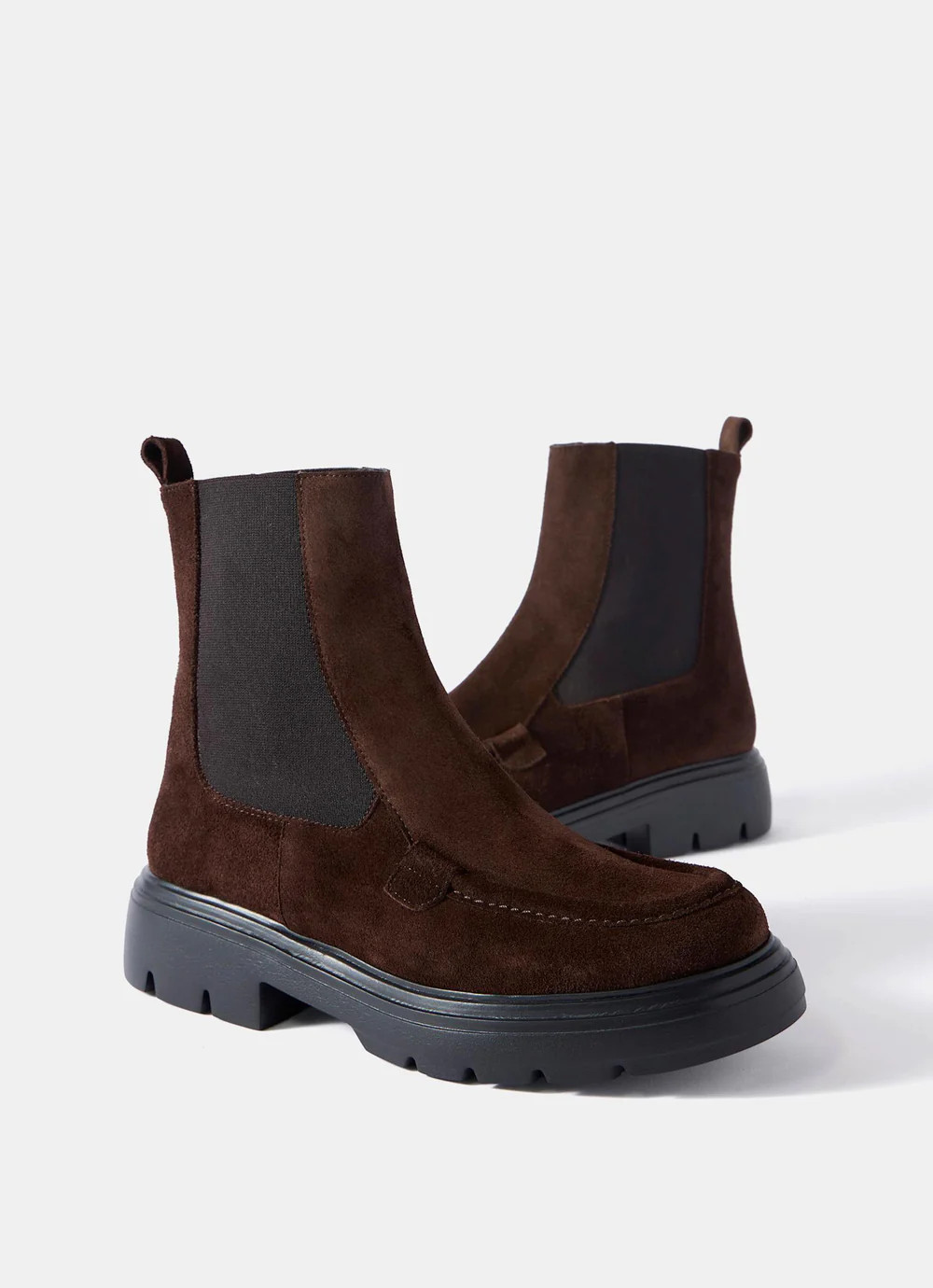 Reece Brown Suede Chelsea Boots | Mint Velvet