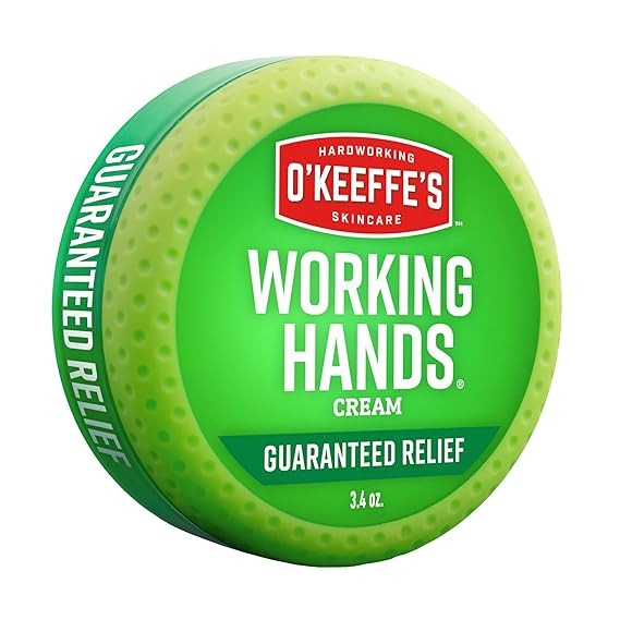 O'Keeffe's Working Hands Hand Cream for Extreme Dryness - 3.4 oz Jar (1 Pack) - Repairing Skincar... | Amazon (US)