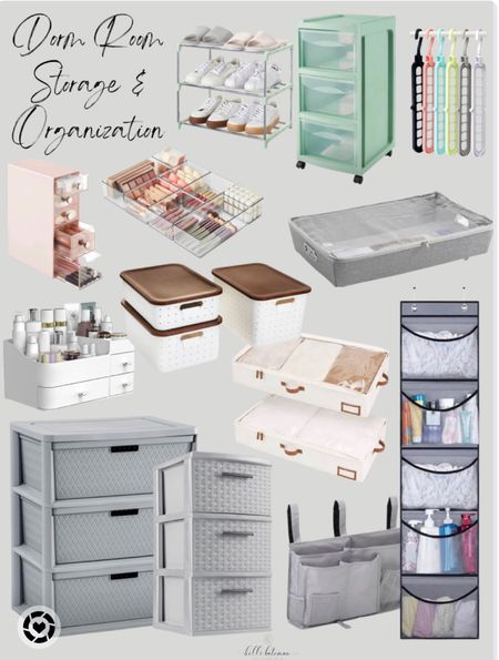 Dorm room storage and organization 