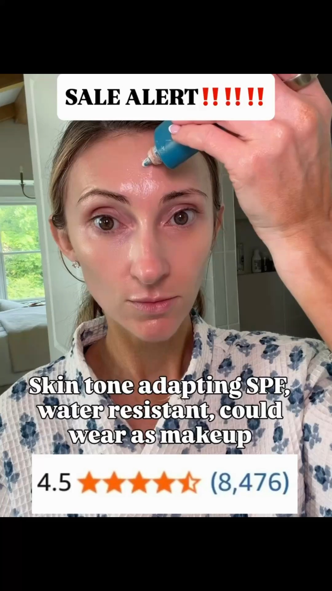 Skin tone adapting spf!! A must have!