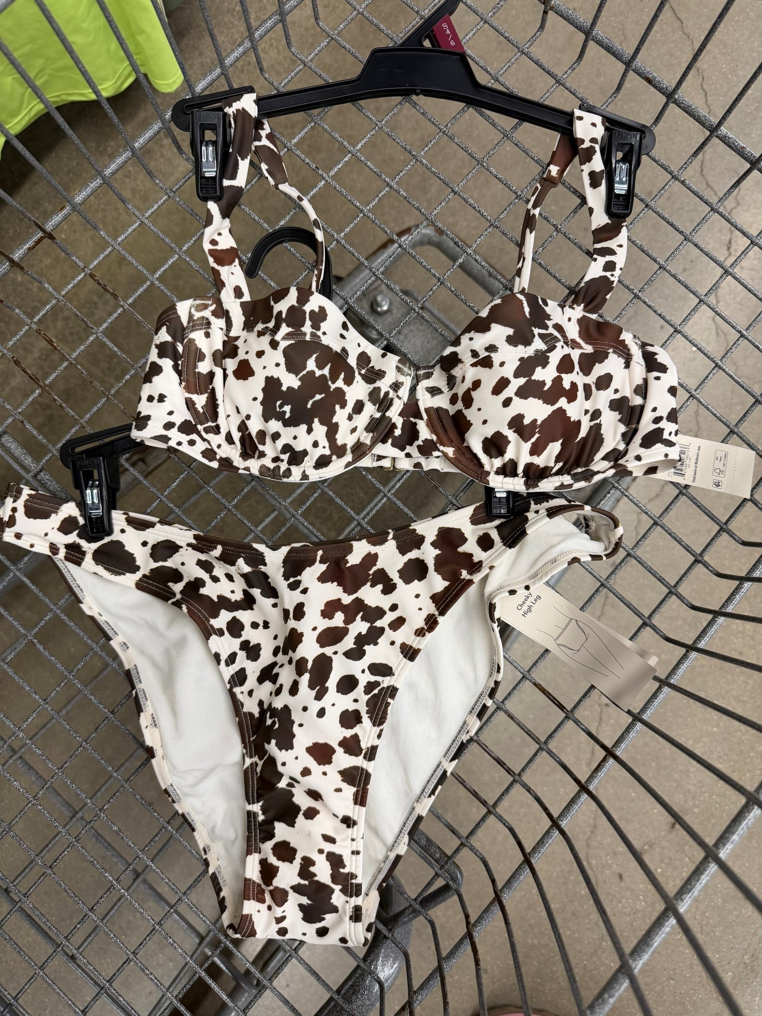 WALMART | cow print bikini 