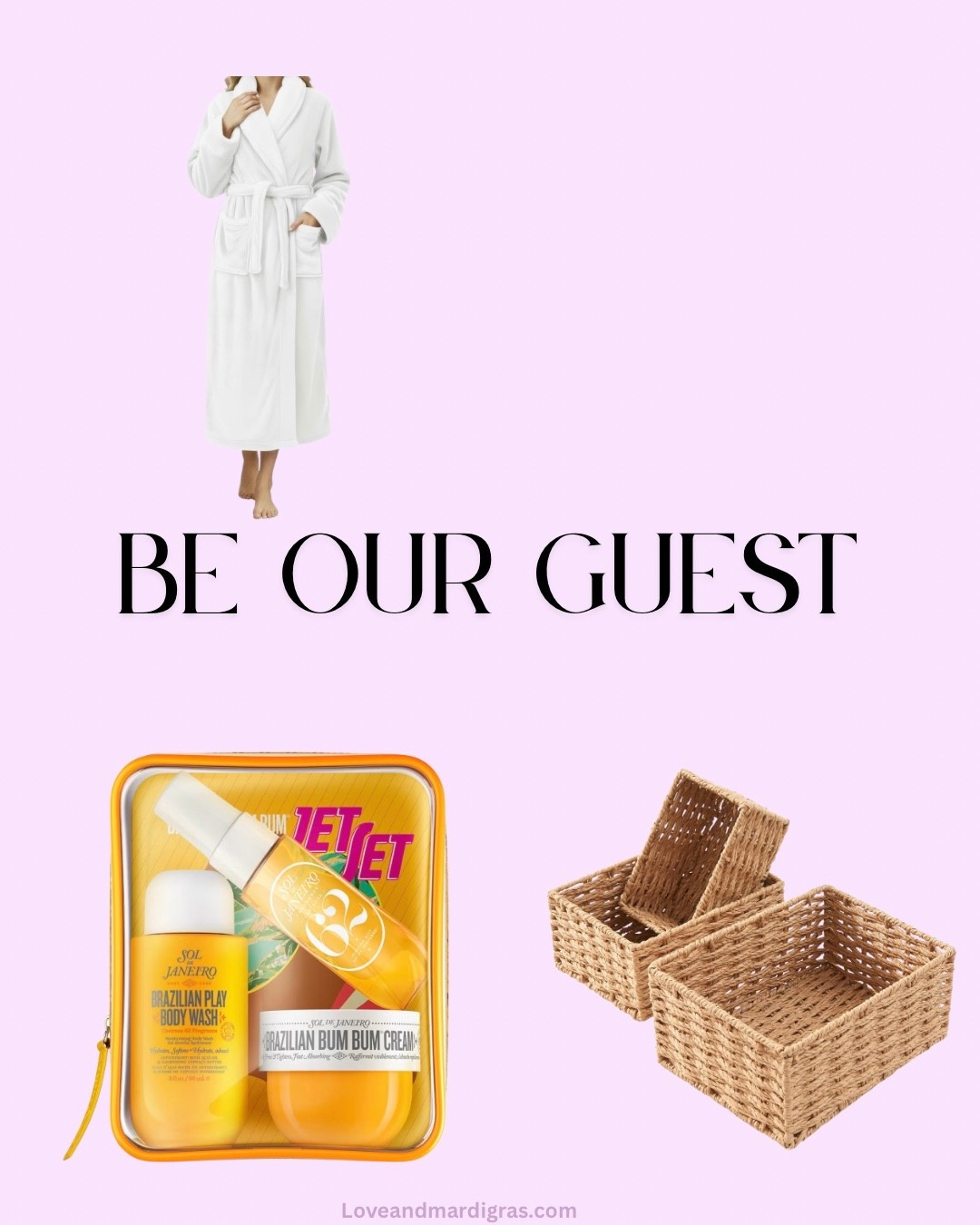 Items to have at home for visitors or guests 