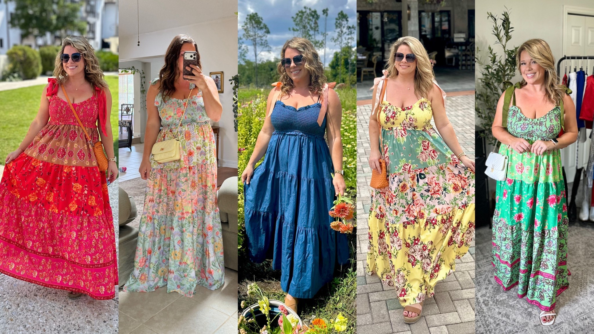 I love a good tie shoulder dress with a tiered design on the skirt. I feel like it’s so feminine and flattering on my midsize body type. I also love a good floral dress and these finds are so fun for spring and summer

#LTKmomlife #LTKMidsize #LTKSeasonal