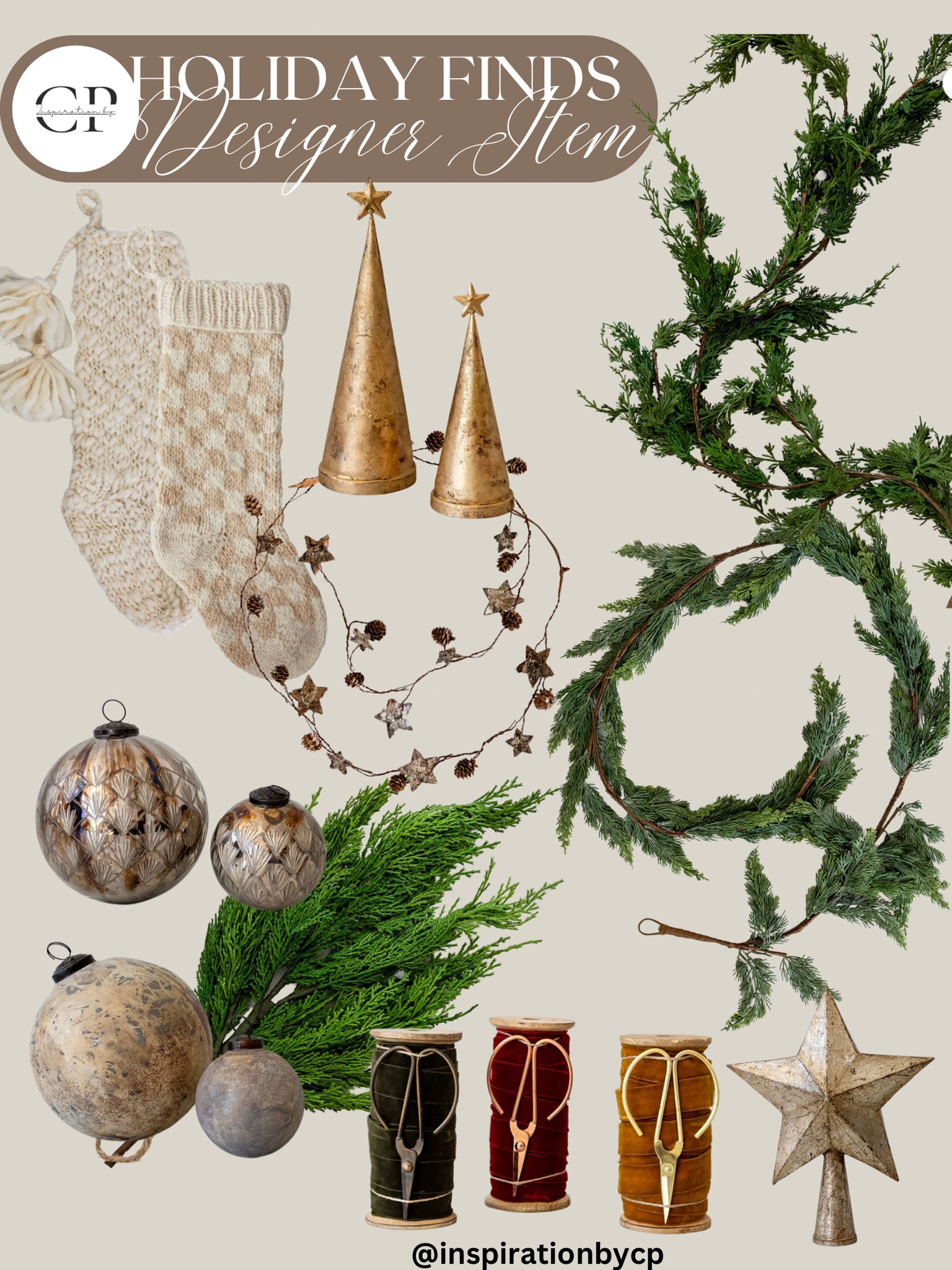 HOLIDAY DECOR FINDS 
Christmas garland, ornaments, tree topper, Christmas ribbon, velvet ribbon, cedar stems

#LTKHolidaySale #LTKhome #LTKHoliday