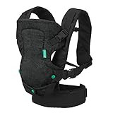Infantino Flip 4-in-1 Carrier - Ergonomic, Convertible, face-in and face-Out, Front and Back Carry f | Amazon (US)