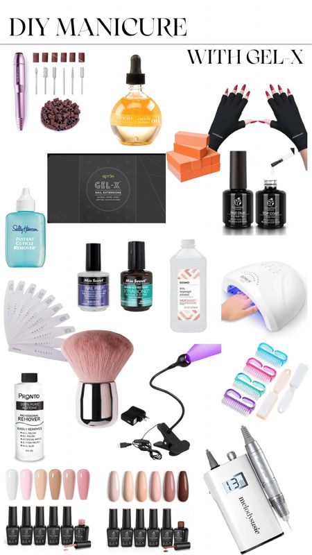 Everything you need for an at-home manicure using gel-x nail tips and gel polish

#LTKGiftGuide #LTKbeauty #LTKunder50