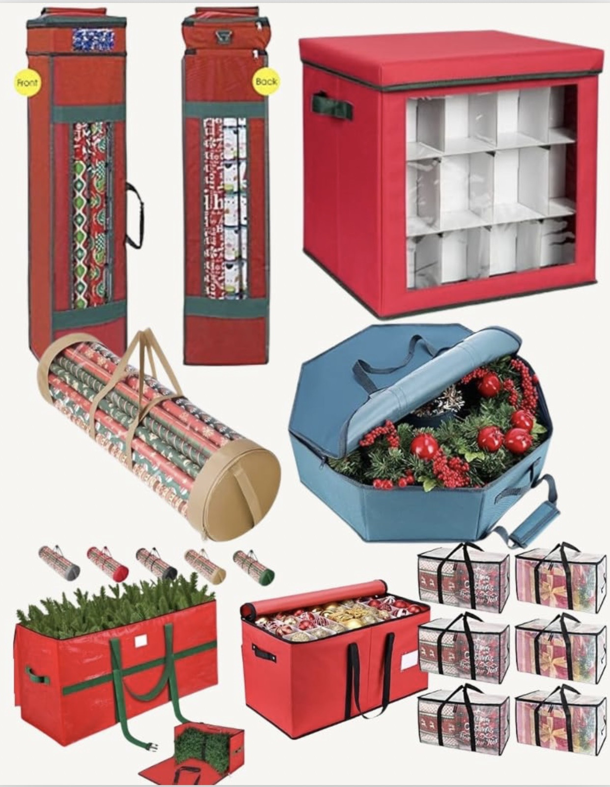 Holiday storage/ decoration storage 

#LTKFindsUnder100 #LTKHoliday #LTKHome