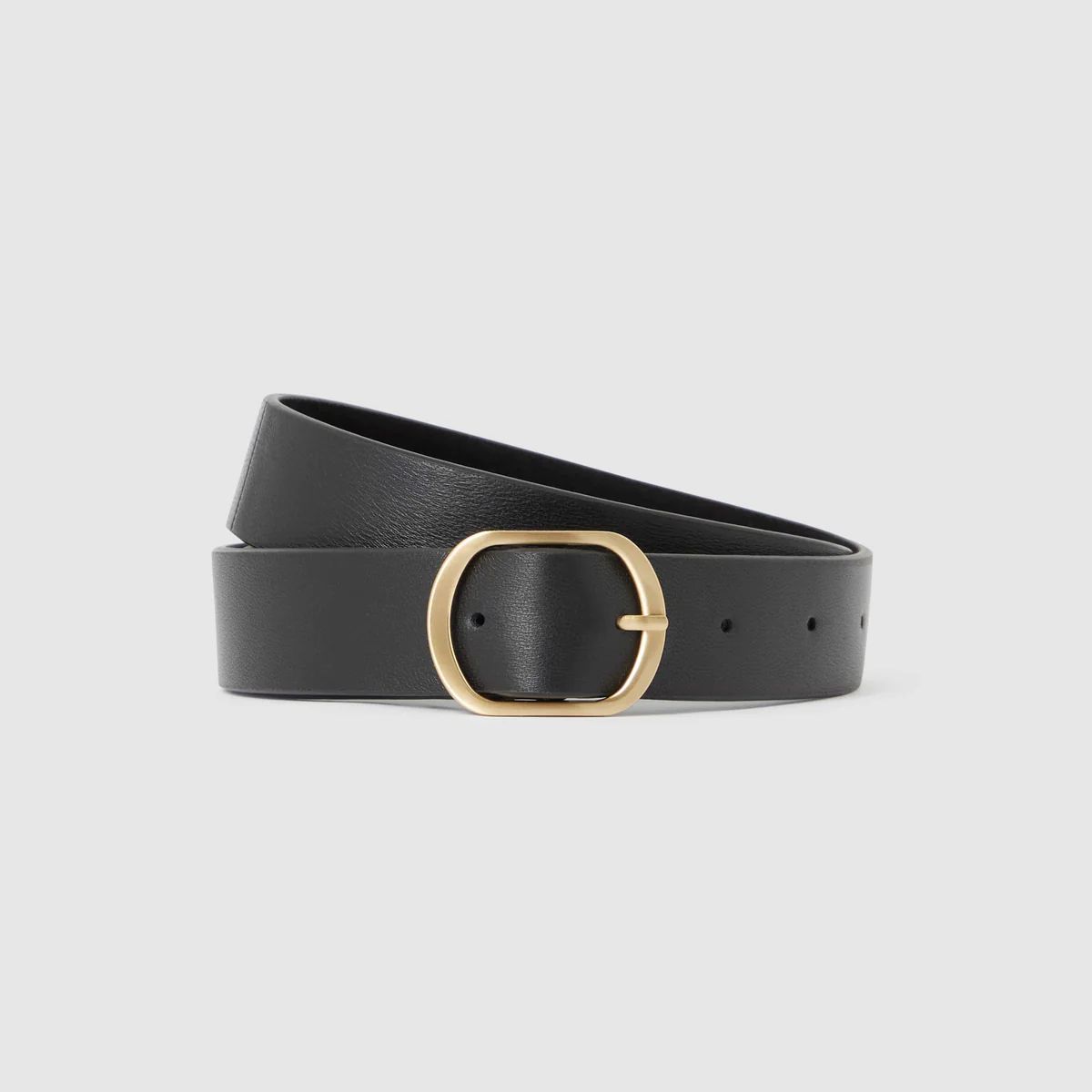 THE ULTIMATE LEATHER BELT - BLACK | WAT The Brand