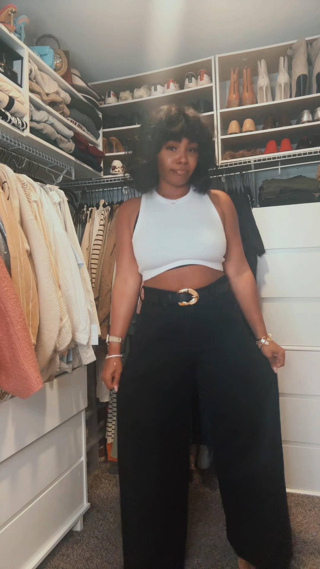 Too good not to share! I’m wearing: Black Denim: 12R | Blue Denim: 10R | 1st Cream Set: S top, M bottom | Black Set: L top, M bottom | 2nd Cream Set: L top and bottom (medium fits better) ❤️

#LTKSaleAlert #LTKFindsUnder50 #LTKStyleTip
