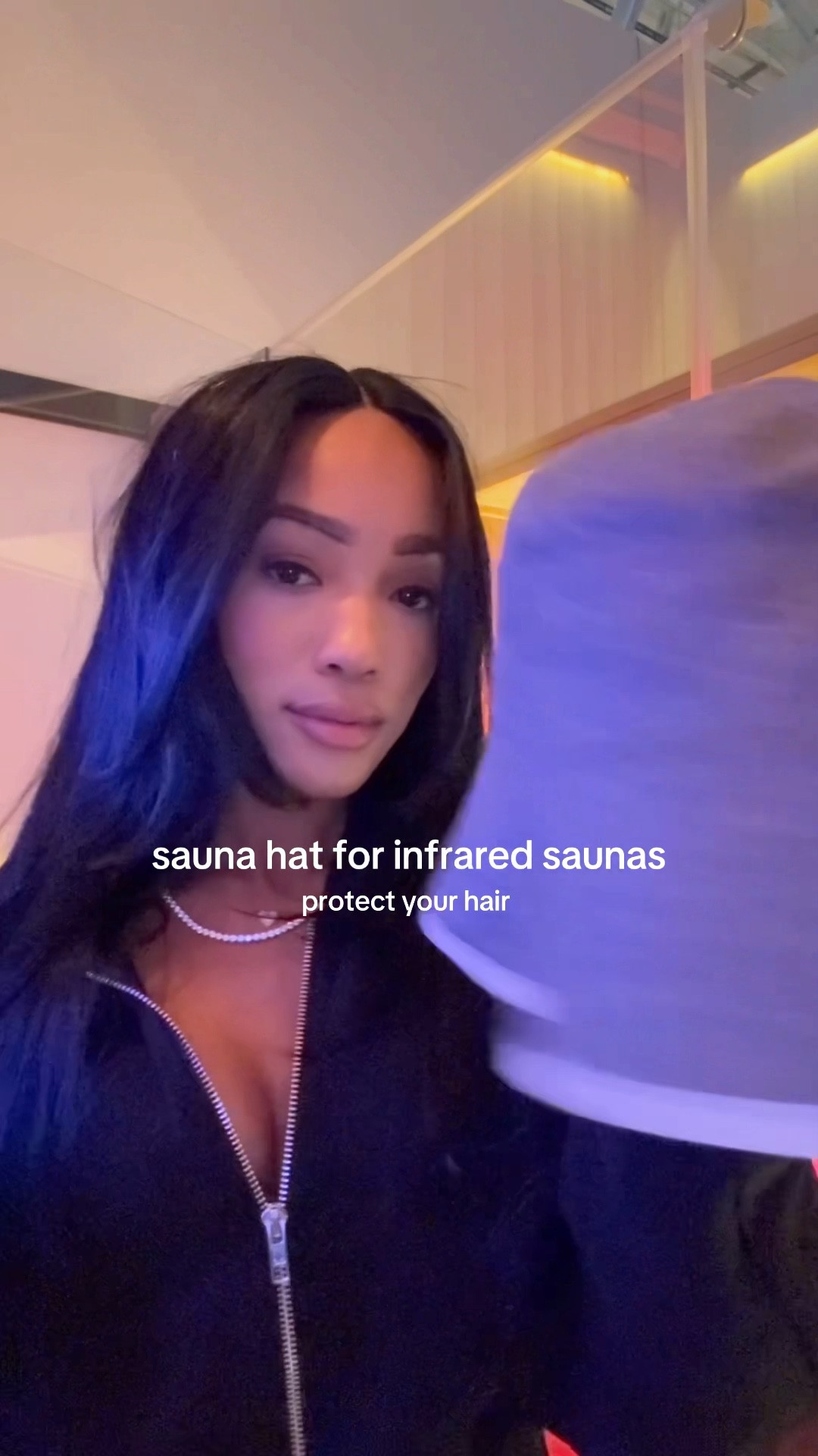 sauna hat 💜

#LTKFitness #LTKActive