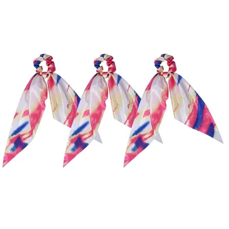 3pcs bow hair band Rabbit ear hair band ponytail support accessories-Style:Style 1; | Walmart (US)