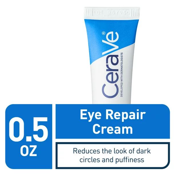 CeraVe Eye Repair Cream for Dark Circles and Puffiness, .5 oz - Walmart.com | Walmart (US)