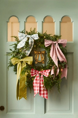 Gingham Bow Ornament | Anthropologie (US)