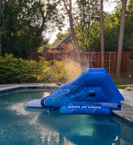 A summer staple of ours is this inflatable water slide. We have used it for the past 5 summers and it's a big hit for the whole family! 💦 

#LTKSwim #LTKSeasonal #LTKFamily