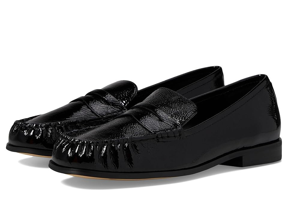 MICHAEL Michael Kors Carlson Loafer Women's Flat Shoes Black : 7.5 M, Leather/Rubber | Zappos