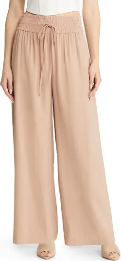 Drawstring Wide Leg Pants | Nordstrom
