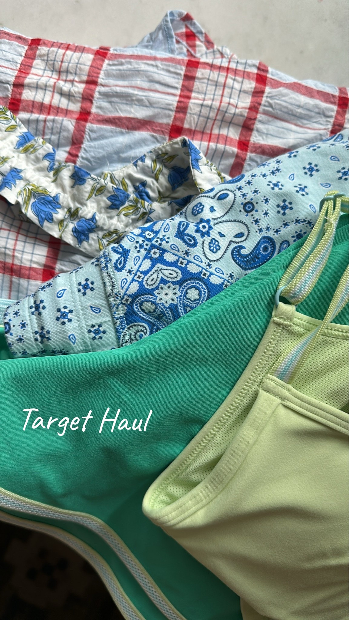 Recent target order!

Dress - Small, may need XS
Top - Medium, runs small
Shorts - Medium
Tank - Small

#LTKmomlife #LTKActive #LTKOver40