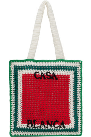 Multicolor Crochet Tote | SSENSE