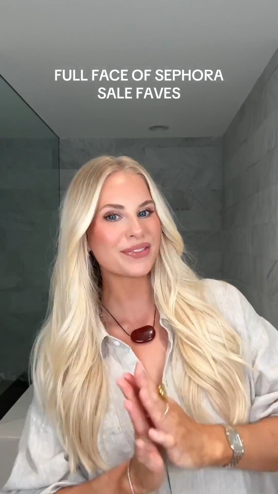 Code SPRINGSALE for 10-20% off your purchase! 

Shades & brushes all linked! 
Haus Labs 190light cool
Natasha concealer N4
CT color corrector fair
Huda Pound Cake
CT pressed powder fair
Mario cream bronzer medium
Tarte bronzer
Patrick ta she’s blushing
Dior Palette Universal
Armani eyeshadow 44
Lara mercier bronze eyeliner
Tarte tubing mascara brown
Patrick ta brow pencil blonde
Hourglass brow gel blonde
Makeup forever wherever walnut 
CT jk magic ..Lip is already sold out! Linking “nude romance” - another fave that looks super similar
Fenty gloss sweet mouth 

#kathleenpost wedding makeup, longwear makeup, makeup tutorial, makeup recommendations, spring makeup, sephora favorites