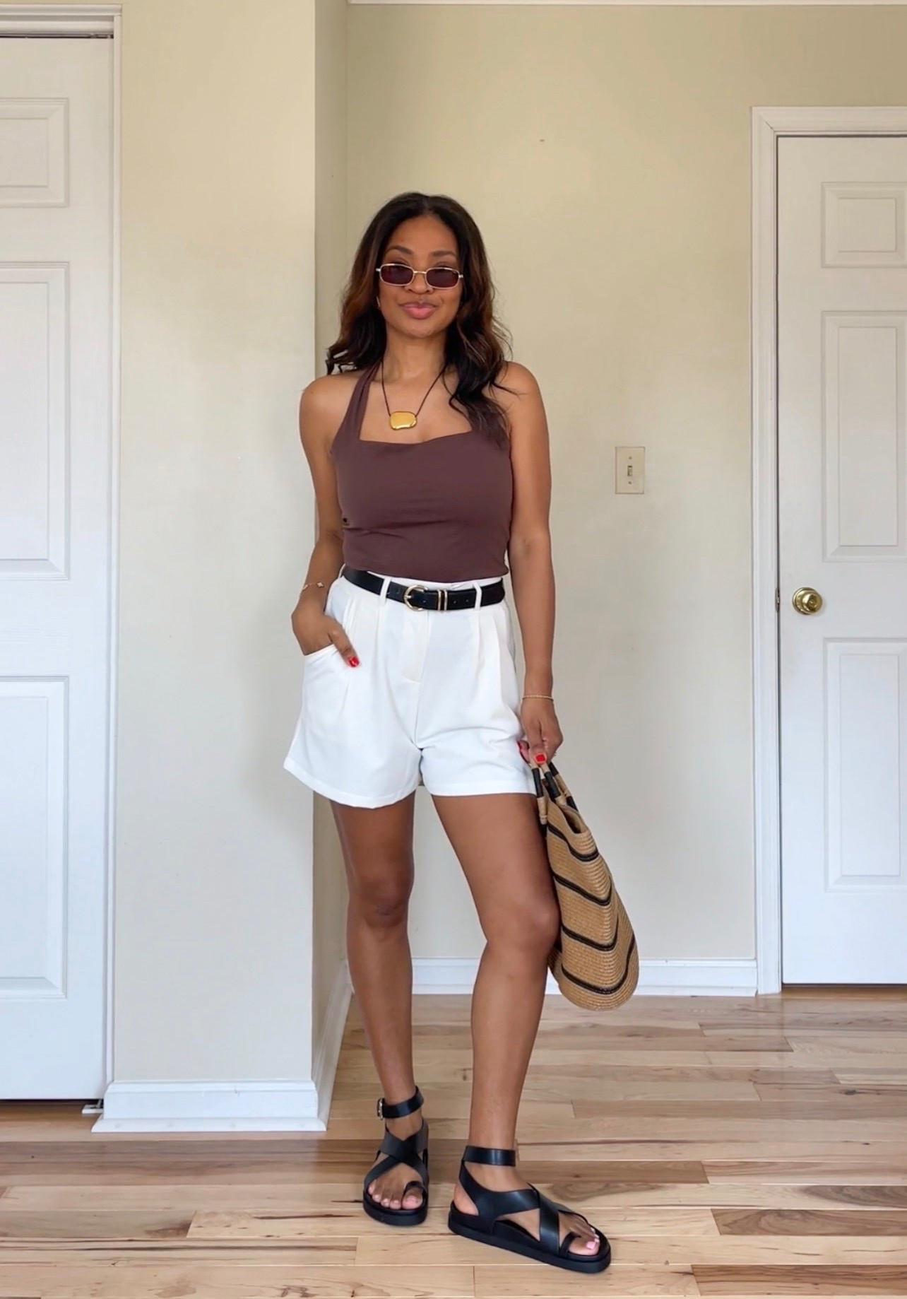 Outfit is on Prime Day sale! I wear a size small in shorts and I sized up to a large in the top

#LTKgrwm #LTKootd #LTKOver40