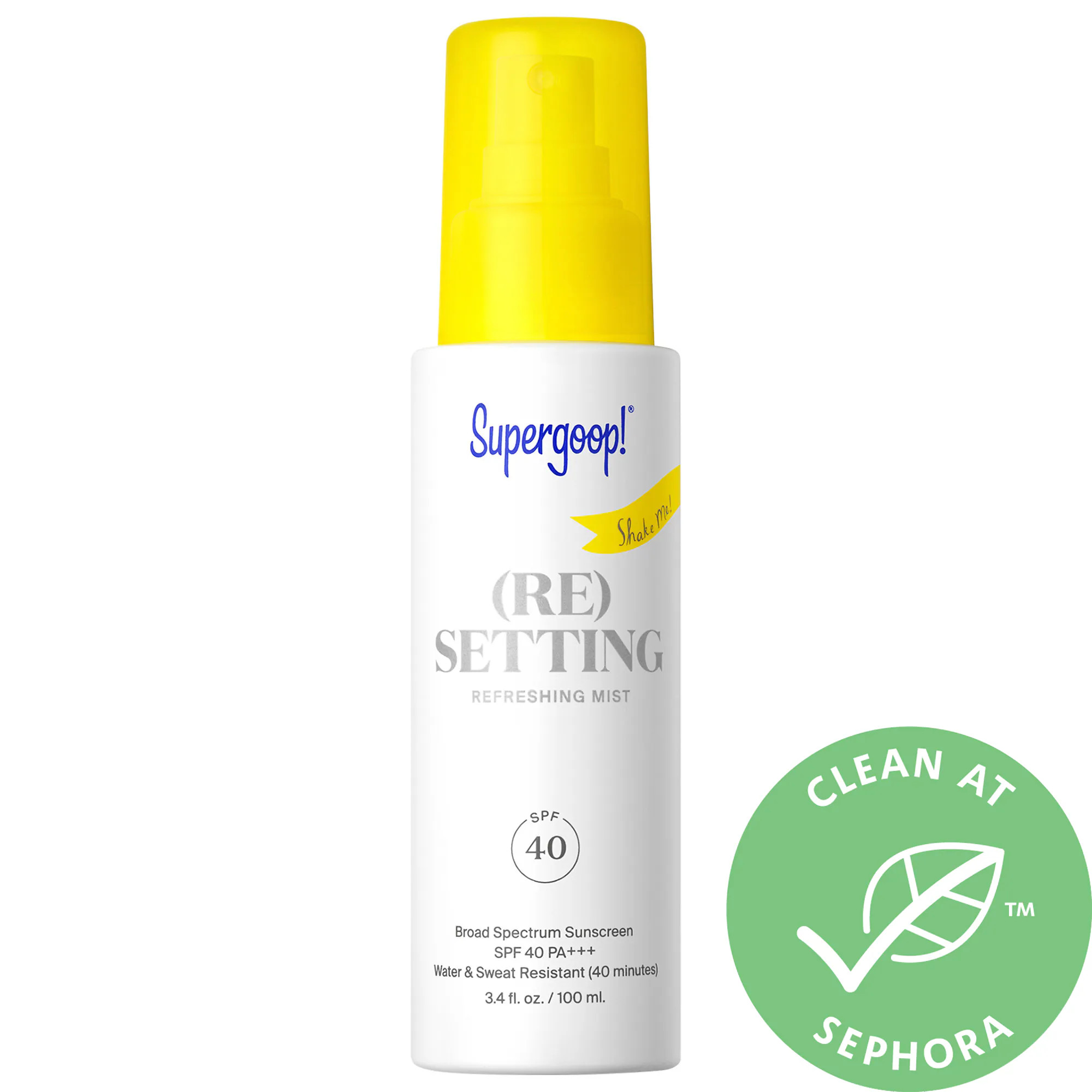 Supergoop! (Re) Setting Refreshing Mist SPF 40 3.4 oz/ 100 mL | Sephora (US)