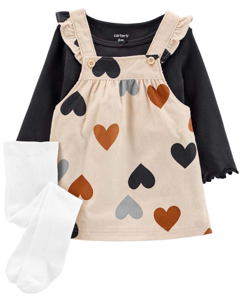 3-Piece Tee & Heart Jumper Set | Carter's