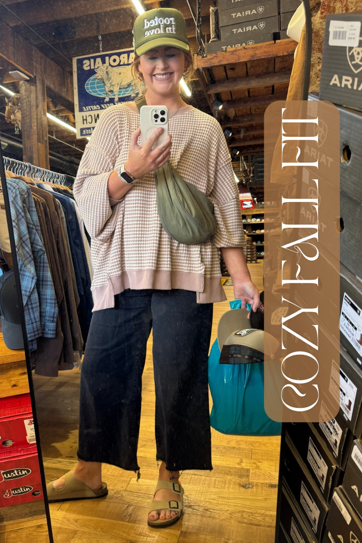 My go to casual Fall outfit-featuring my favorite sweater from AE! Feels like a warm hug 🫶😉

#LTKStyleTip #LTKFallSale #LTKSeasonal