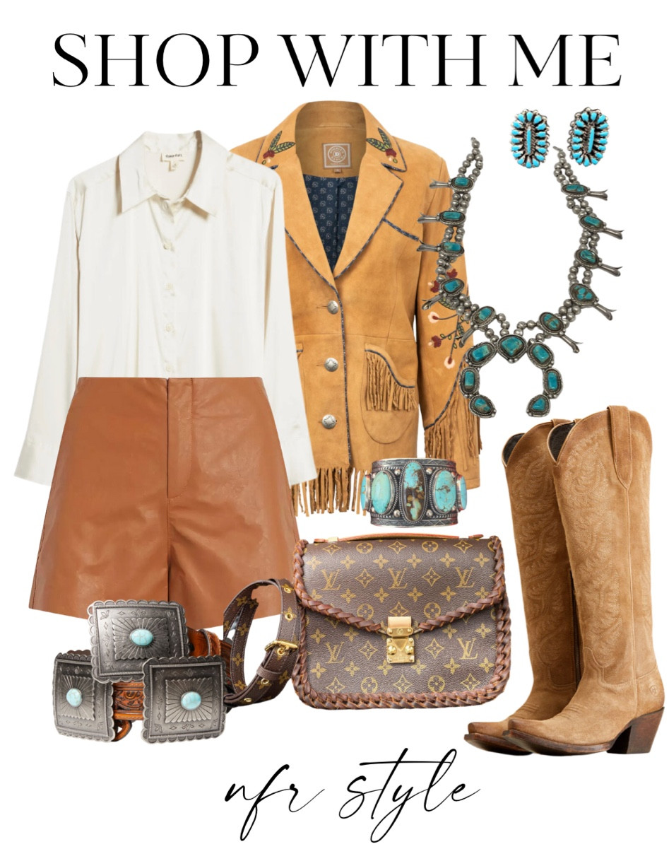 NFR style inspo, western boot styling, Double D Ranch, Ariat, rodeo style
