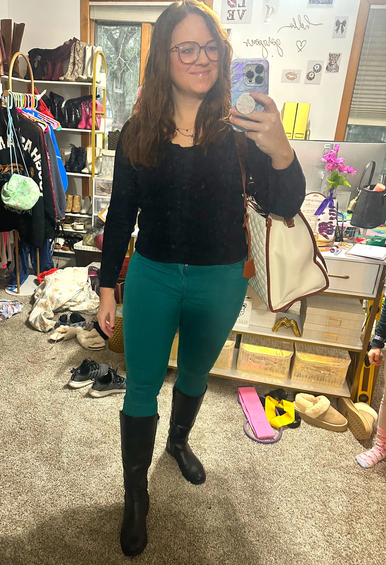 Real life what I wore to work today. We can dress casual.
Work wear
Old navy jeans
Pink Lily top
Amazon laptop & lunch bag

#LTKootd #LTKWorkwear