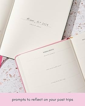 Kunitsa Co. Travel Journal - Guided Notebook for Travelers to Plan & Reflect on Vacations & Trips... | Amazon (US)