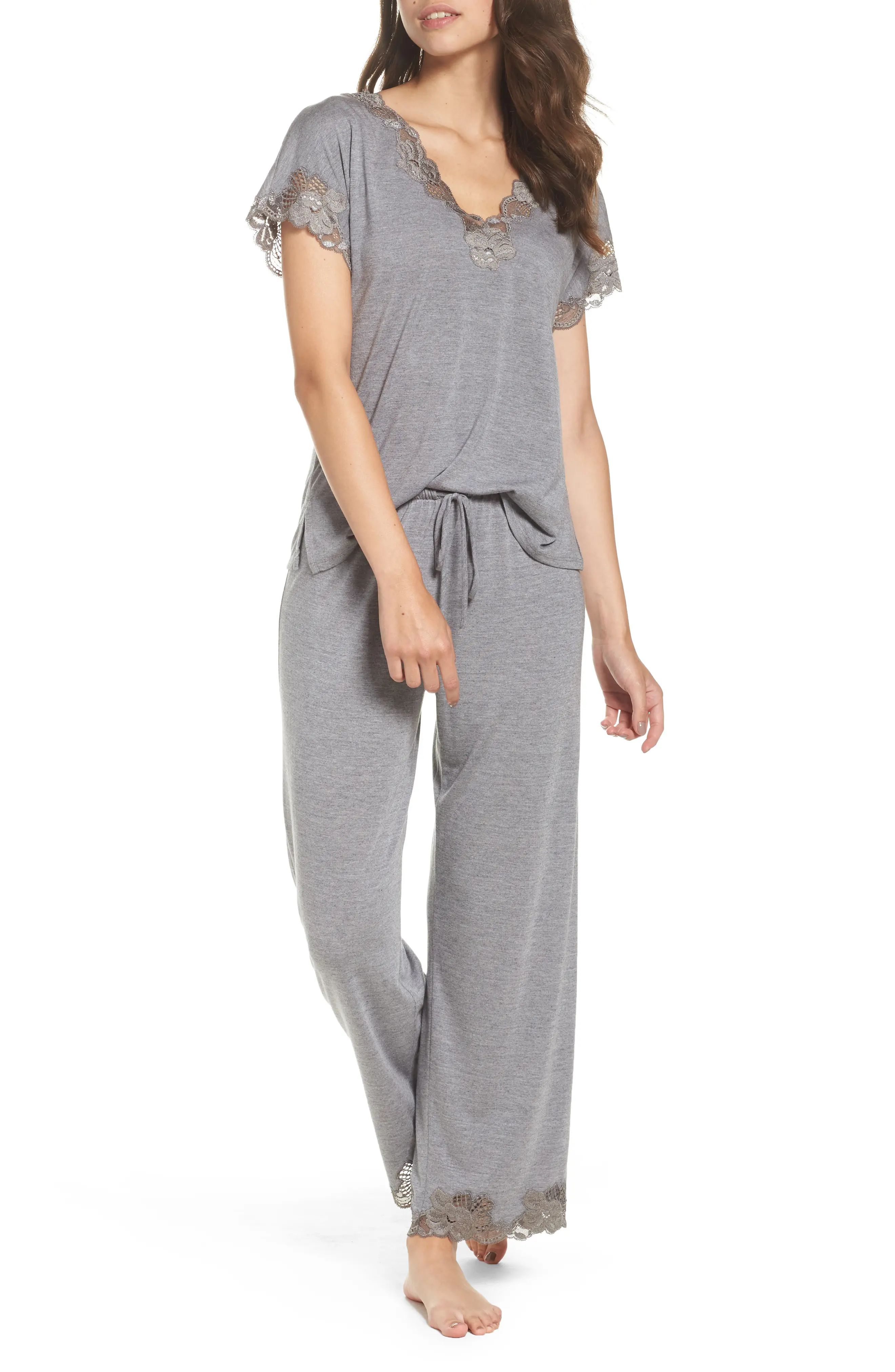 Women's Natori 'Zen Floral' Pajama Set | Nordstrom