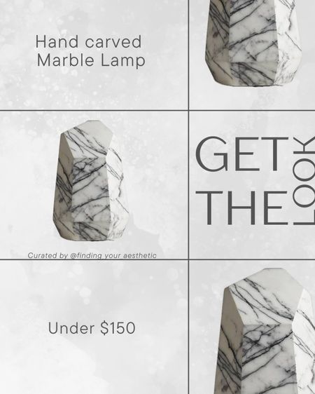 Gorgeous handcrafted genuine marble geometric table lamp with dimmer. Available in multiple geometric shapes. 

Marble decor // marble lamp // designer look for less // modern table lamp // Amazon home finds // Amazon lighting 

#LTKHome