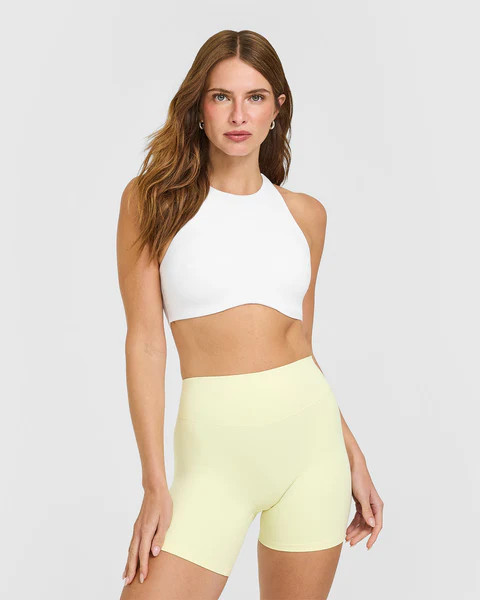 SoftMotion™ High Neck Sports Bra 
 White | Oner Active (UK / US)