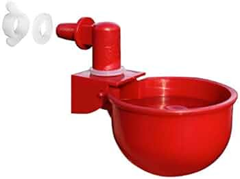 RentACoop Pack of 4 - Automatic Chicken Water Cup Waterer Kit for Poultry | Amazon (US)