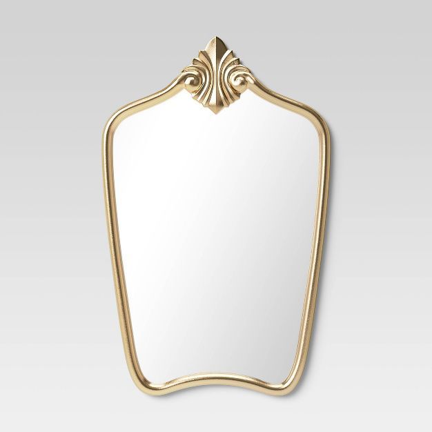 Gilded Decorative Wall Mirror Brass - Opalhouse&#8482; | Target